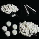 100pcs 13mm Wool Felt Polishing Wheel Buffing Pad + 2 Mandrels for Rotary tool