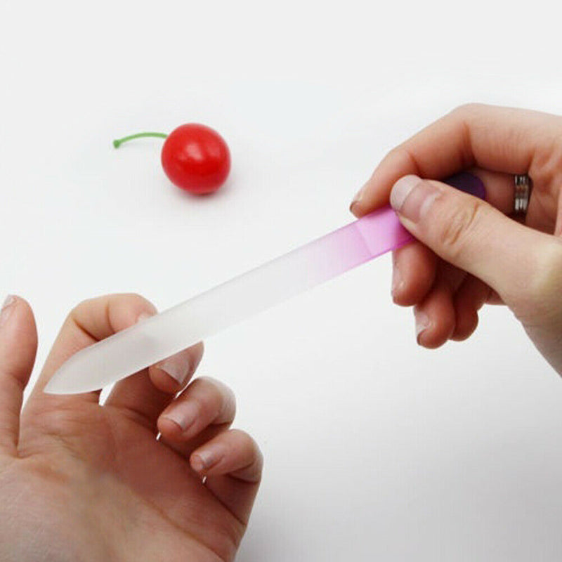 Durable Beauty Crystal Glass Buffing Manicure Nail Files Manicure Set