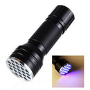 LED Flashlight, Pocket-Sized Torch 21 LEDs 395nm UV Blacklight Flashlights