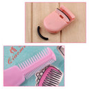 Cosmetic Makeup Eyelash Curler Clip Card Applicator Comb Mascara Brush Tool Set