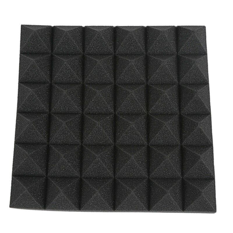 Charcoal Acoustic Foam Tiles Soundproofing Foam Panels Studio Sound Padding