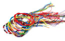 10Pcs String Lucky Friendship Braid Strand Colorful Wristband Bracelet Handmade