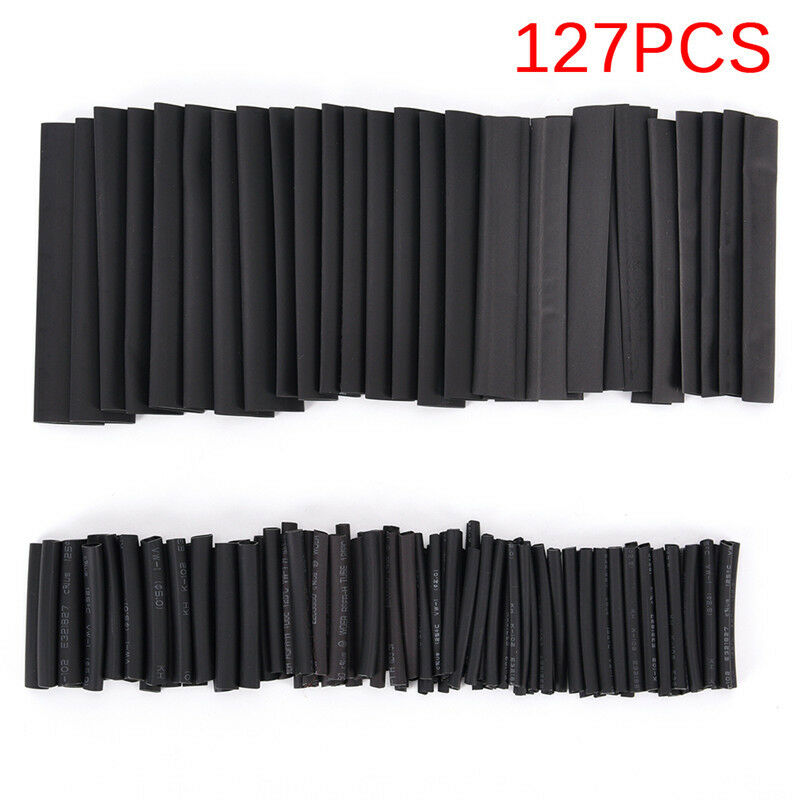 127Pcs Adhesive Lined Heat Shrink Sleeving - 2:1 Weatherproof Heatshrink Hj