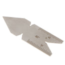 Welding Weld Screw Gauge 60Degree Weld Gage Stainless Steel Long 72MM Wide