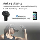 Mini Wireless Bluetooth Earbuds with Mic True Bass Twins Stereo In-Ear Earp