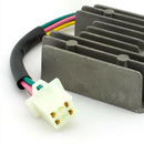 4 Wire 2 Phase Motorcycle Regulator Rectifier Black 12VDC Bike Scooter