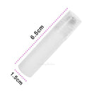 10pcs 5ml Plastic Empty Roll On Bottles Roller Ball Essential Oil Perfume White