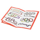 Dominos Instruction Book with 90 Puzzle - Dominoes Blocks Tumbling Game Toys