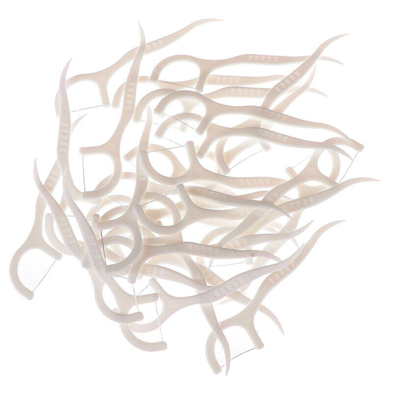 30Pcs Dental Floss Oral Hygiene Dental Sticks Dental Tooth Picks ABS Fl zq3 Gw
