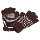 New 5V USB Powered Heating Heated Winter Hand Warmer Gloves Washable coffe