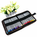 Canvas Pencil Wrap 72 Slots Colored Pencil Case Roll Holder Multi-purpose P