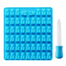 Silicone Chocolate Cake Candy Jelly Biscuit Mould Mold +Dropper, Hot Baking G1C6