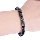 Black Magnetic Bracelet Beads Hematite Stone Health Care Bangle Jewelry BX