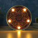 DIY Special Drill LED Diamond Painting Light Mandala Embroidery Round Lamps