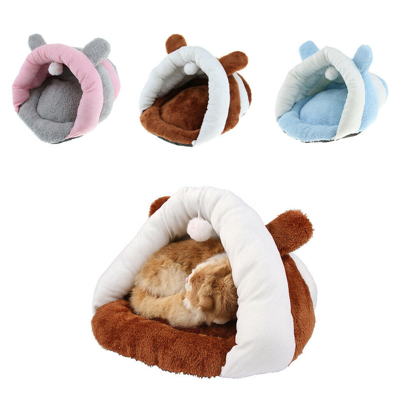 Pet Winter Warm Nest Pet Cat Dog Puppy Kennel Bed Sofa Sleeping Bag Blue