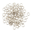 High carbon steel Split Ring Fishing Lure Bait Connector Double Circle