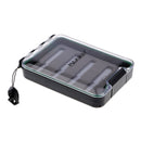 ABS Plastic Fly Box Fly Fishing Tackle Box Slit Foam Insert with Lanyard