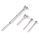 Stainless Steel Deck Cable Track Kit for Wood Posts Turnbuckle Screws Set
