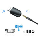 Bluetooth Transmitter and Receiver Adapter 3.5mm AUX Adapter New Black