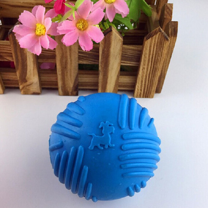 Indestructible Solid Rubber Ball Pet cat Dog Training Chew Play Fetch Bite M&O