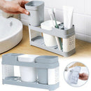 1Pc PP Toothbrush Holder Toothpaste Storage Rack Shaver Toothbrush Dispense