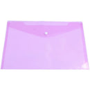 A4 Document wallets plastic popper Buckle folders filing paper storage,Rand Q1V3