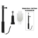 Adapter Base Back Clip+Selfie Stick Long Screw Kit for Insta360 GO Camera