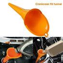 Crankcase Fill Funnel Primary Case Oil Fill Drip-Free Oil For Car&Motor Fun Y6T7