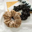21x Fashion Womens Dot Scrunchies Stretchy Hair Rope  Hair Accessories