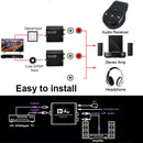Digital Optical Coax to Analog RCA Audio Converter Adapter with Fiber Cable USB