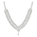 Wedding Jewelry Rhinestone Tassel Bridal Jewelry Set Water Wave Chain Neckl