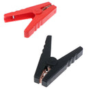 2pcs Large 100A Crocodile Alligator Clips Car Battery Chargers Insulated Clam JR