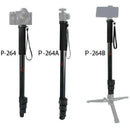 P-264B New Portable Lightweight 47Cm Monopod Aluminum Camera Stand Witn Pho