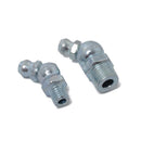 50x Hydraulic Grease Zerk Fitting SAE Kit 1/4" 1/8" Straight 90/45 Degree
