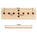 Solid Wood Bow Maker Lightweight Fun DIY Handmade Durable Effortless For Ribbon