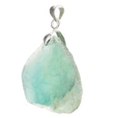 Feng Shui Stone Pendant Crystal Green Blue Fluorite Pendant DIY Craft Gift