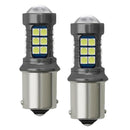 1 Pair SMD LED Headlamp Bulb  7500K Hi/Lo Beam Lamp 1156 3030
