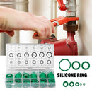 279pcs/box Green Rubber O Ring Assortment Washer Gasket Sealing O Ring Kit