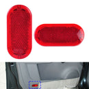 2*Door Panel Red Warning Light Reflector Lens  fit for VW Caddy Polo Touran Hf
