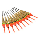10pcs Saltwater Rock Fishing Floating Floats Balsa Wood Bobbers Buoy Angling