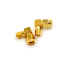 2x Adapter 90Â° RP.SMA male jack to SMA female jack connector right angle M/F  OZ
