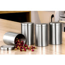 Tea Coffee & Cigarette Jar Canister Pot / Box, Stainless Steel
