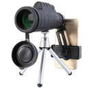 Portable Mini 50x60 Optical Lens Monocular Vision Night Phone Telescope + Clip