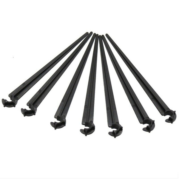 50Pcs C-Shaped Garden 4 / 7mm Drip Irrigation Pipe Bracket Bracket Fixed Ro