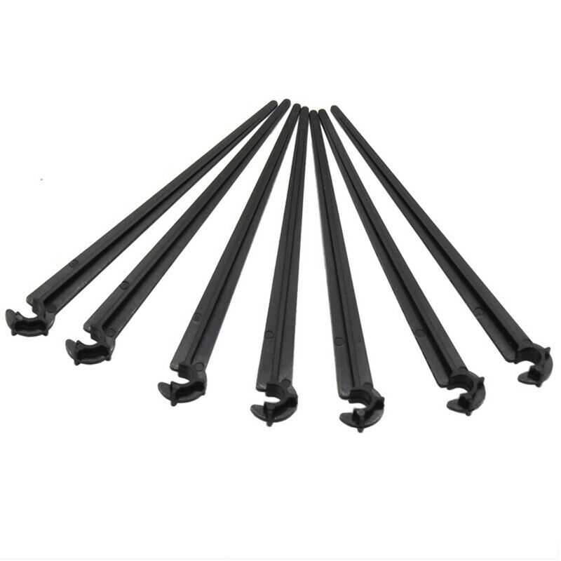 50Pcs C-Shaped Garden 4 / 7mm Drip Irrigation Pipe Bracket Bracket Fixed Ro