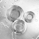 2X Kitchen Waste Stainless Steel Sink Strainer Plug Drain Filter Basket Drainer