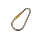 Heavy Duty Titanium Alloy Screw Locking Carabiner Hook Keychain Camping Clip