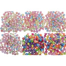 100pcs Fashion Flower Beads Spacer Beads Charm for DIY Jewelry Making 10mm