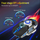 USB Wired Gaming Mouse 7 Color Breath Light Ergonomic Programmable Mice