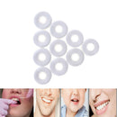 50m 10rolls white dental flosser oral hygiene floss teeth cleaning clean wa Bj